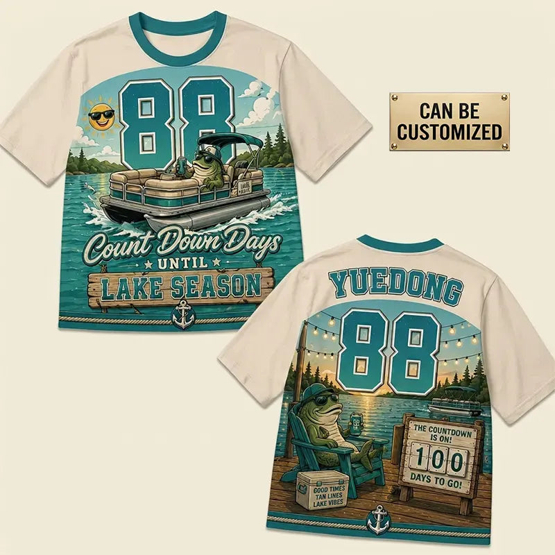 Count Down Days Until Lake Season T-Shirt