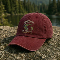 Spent $500 on Fishing Still Bought Dinner Embroidered Cap