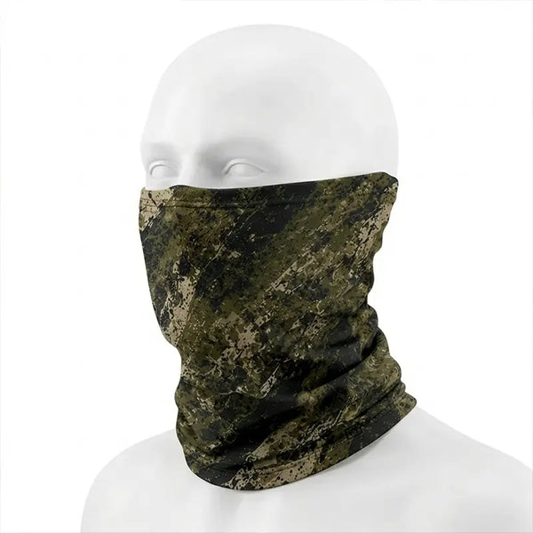 Custom Bass Hunting Camo Fishing Neck Gaiter