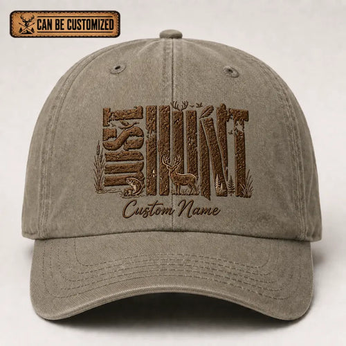 Custom Hunt Wildlife Embroidered Cap