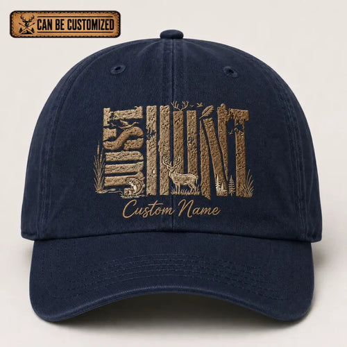 Custom Hunt Wildlife Embroidered Cap