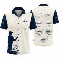 Custom Name Patent Fishing Hawaiian Shirt