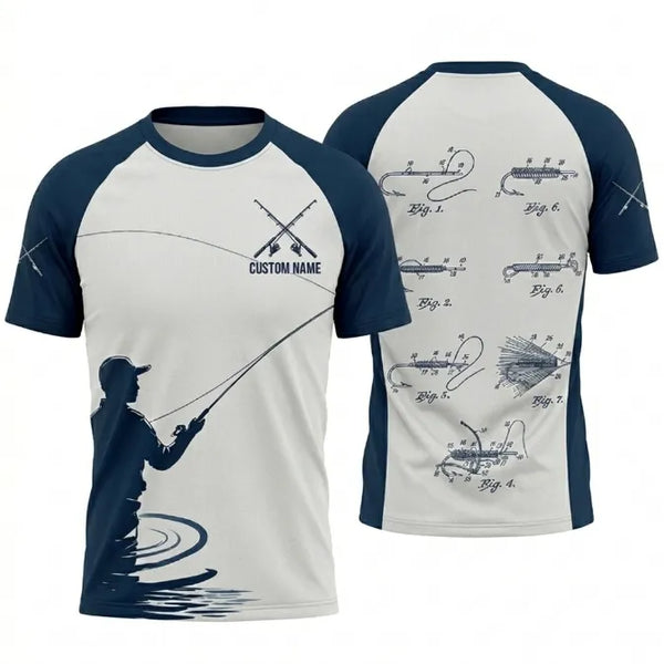 Custom Name Patent Fishing T-Shirt 2026