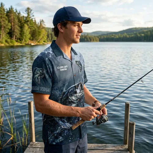 Custom Team Fishing Hawaiian Shirt
