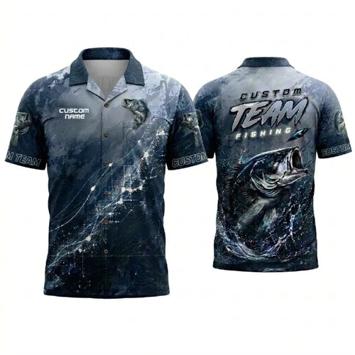 Custom Team Fishing Hawaiian Shirt