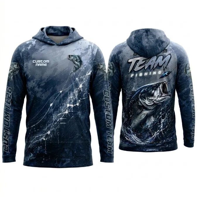 Custom Team Fishing Hoodie