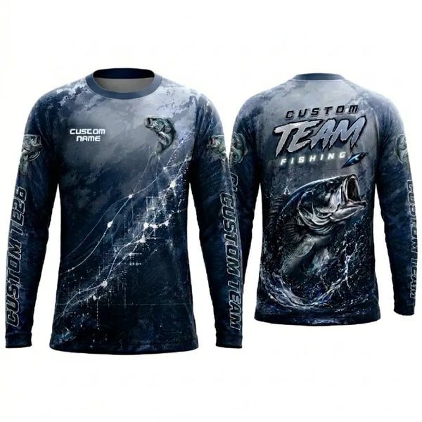 Custom Team Fishing Long Sleeve Shirt