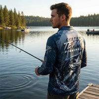 Custom Team Fishing Polo Long Sleeve Shirt