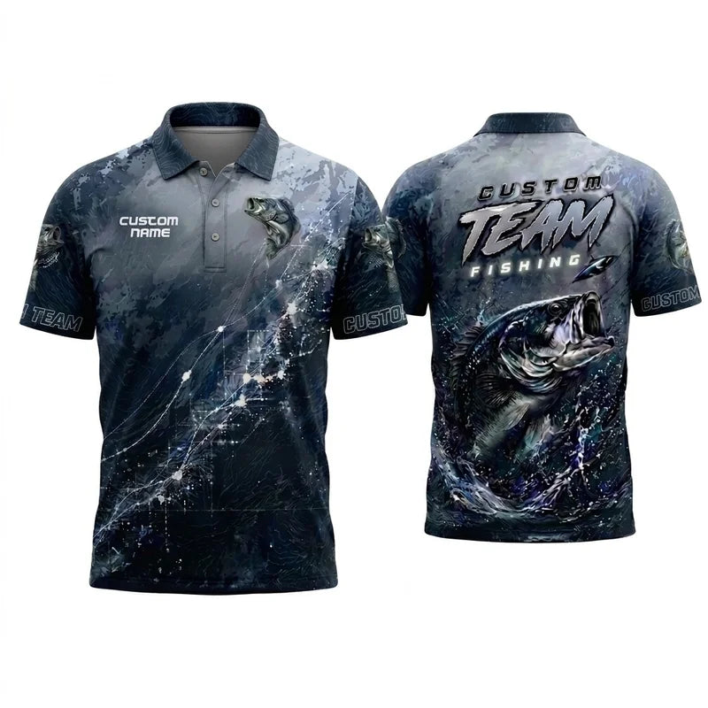 Custom Team Fishing Polo Shirt