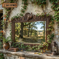 Custom Wildlife Hunting Etched Mirror Ornament