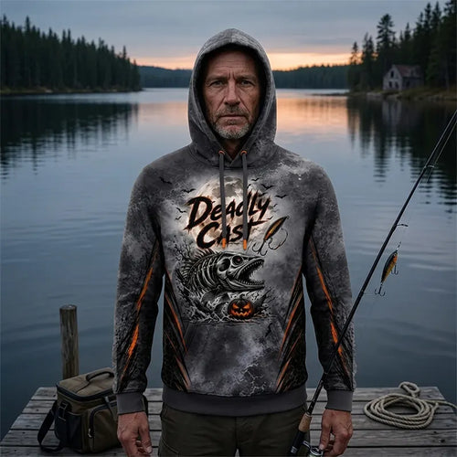 Deadly Cast Halloween Fishing Hoodie