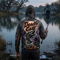 Deadly Cast Halloween Fishing Hoodie