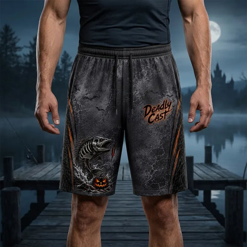 Deadly Cast Halloween Fishing Short Pants