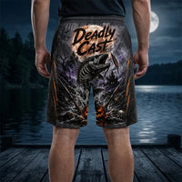 Deadly Cast Halloween Fishing Short Pants