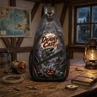 Deadly Cast Halloween Fishing Sling Bag