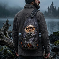 Deadly Cast Halloween Fishing Sling Bag