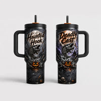 Deadly Cast Halloween Fishing Tumbler