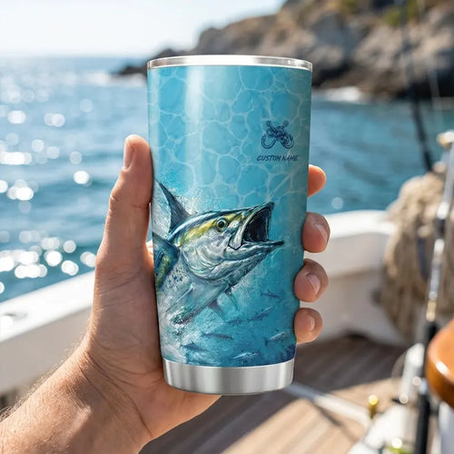 Deep Sea Fishing Personalized Tumbler