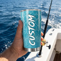 Deep Sea Fishing Personalized Tumbler