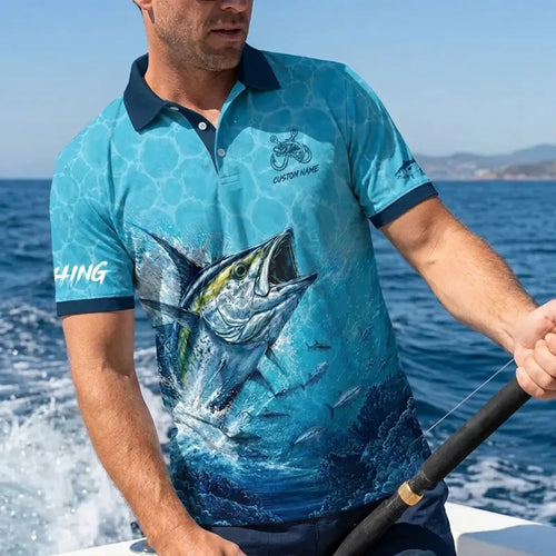Deep Sea Fishing Polo Shirt