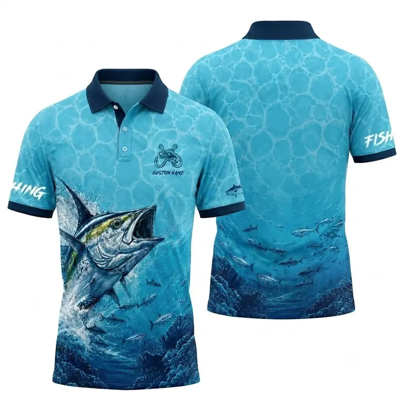 Deep Sea Fishing Polo Shirt