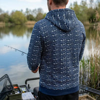 Deep Sea Shark Print Fishing Hoodie