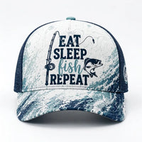 Eat Sleep Fish Repeat Trucker Hat