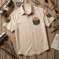 Faith Camp Heart Christian Camping Hawaiian Shirt