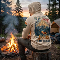 Faith Camp Heart Christian Camping Hoodie