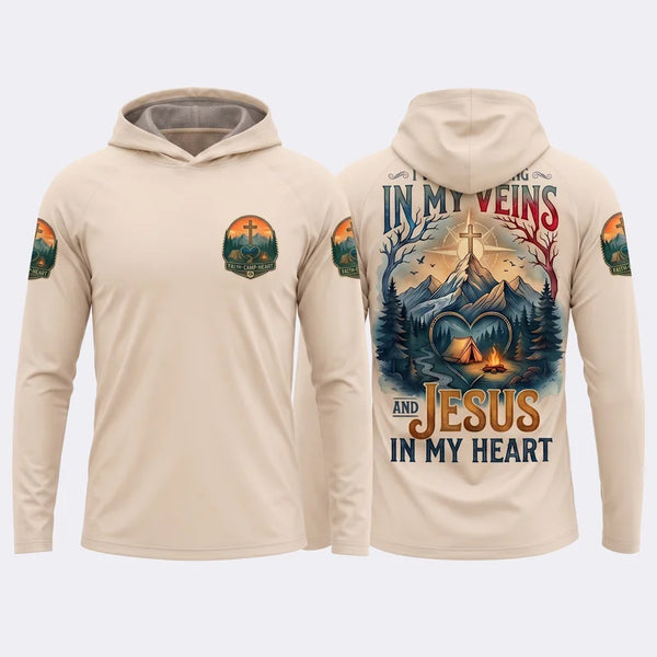 Faith Camp Heart Christian Camping Hoodie 2026