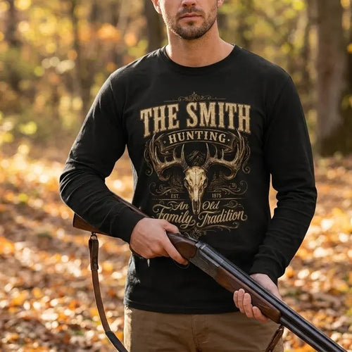 Personalized Family Hunting Legacy Long Sleeve Shirt