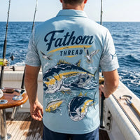 Fathom Thread Ocean Fishing Hawaiian Shirt