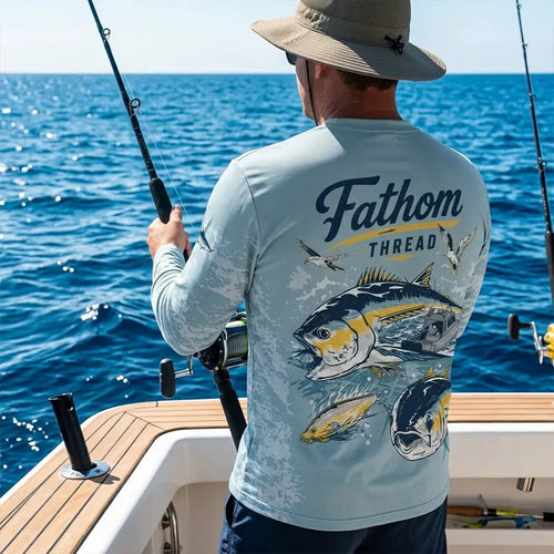 Fathom Thread Ocean Fishing Long Sleeve Shirt