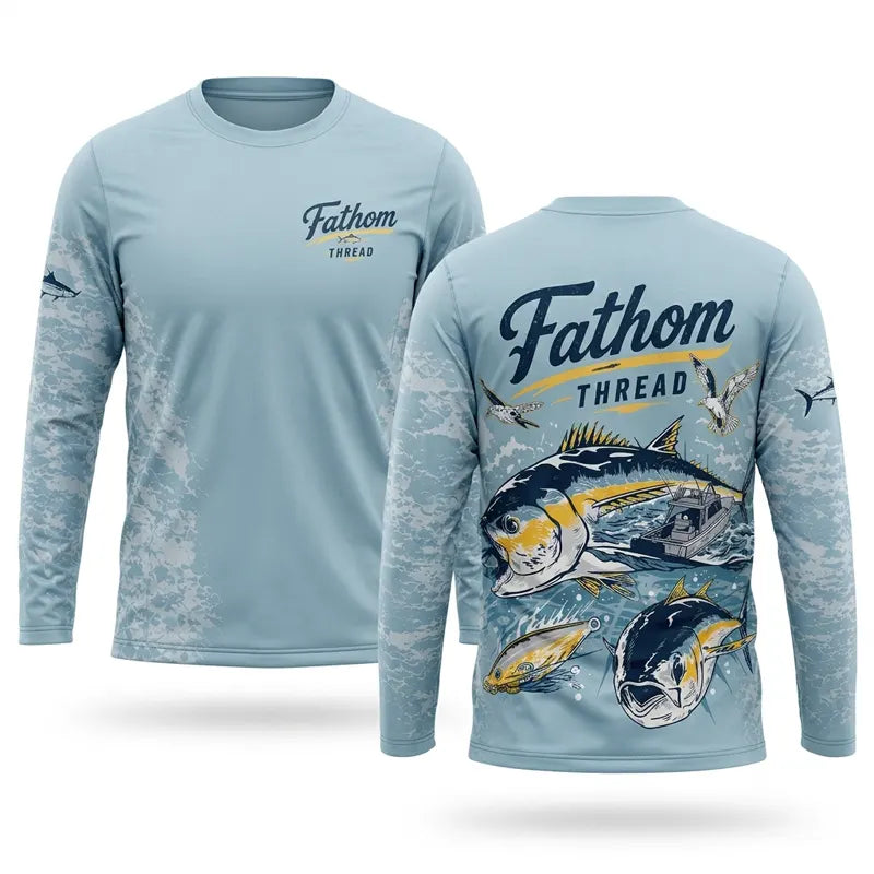 Fathom Thread Ocean Fishing Long Sleeve Shirt