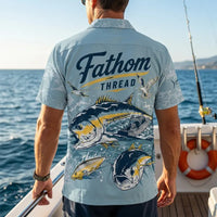 Fathom Thread Ocean Fishing Polo Shirt
