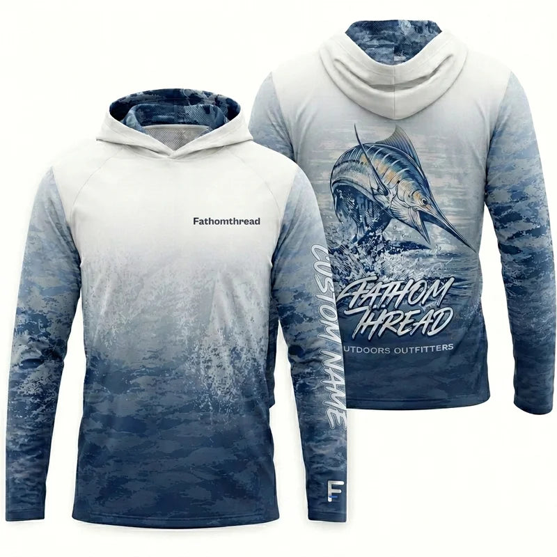 Fathom Thread Personalized Ocean Fishing Hoodie