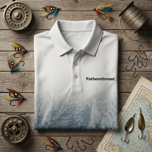 Fathom Thread Personalized Ocean Fishing Polo Shirt