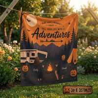 Fill Your Life With Adventures Camping Blanket