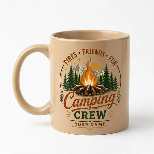 Fires Friends Fun Camping Mug