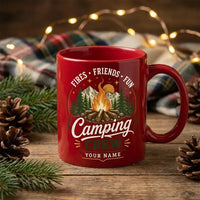Fires Friends Fun Camping Mug
