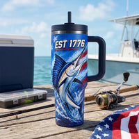 Fish Like An American Patriotic Fishing Tumbler