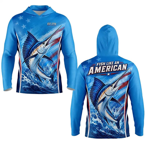 Fish Like An American Patriotic Fishing Apparel