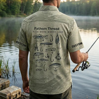 Fish More Worry Less Fishing Hawaiian Shirt