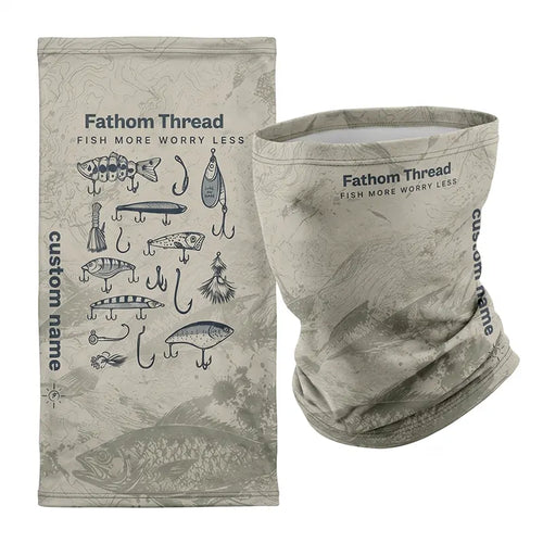Fish More Worry Less Fishing Neck Gaiter