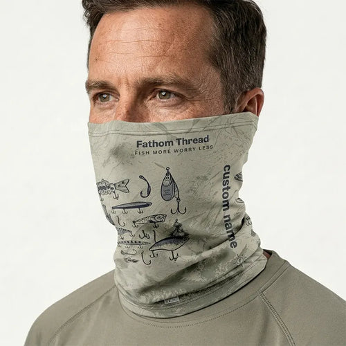 Fish More Worry Less Fishing Neck Gaiter