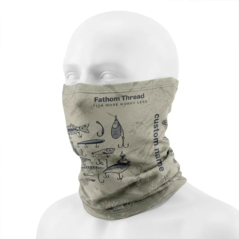 Fish More Worry Less Fishing Neck Gaiter