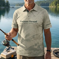 Fish More Worry Less Fishing Polo Shirt