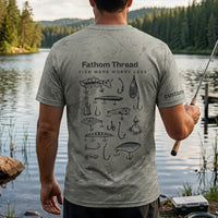 Fish More Worry Less Fishing T-Shirt