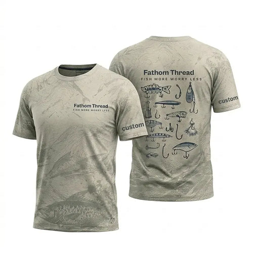 Fish More Worry Less Fishing T-Shirt