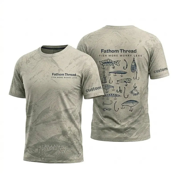 Fish More Worry Less Fishing T-Shirt